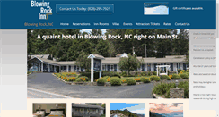 Desktop Screenshot of blowingrockinn.com